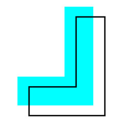 Geometric Shape in Memphis Design Concept. Vector Illustration.