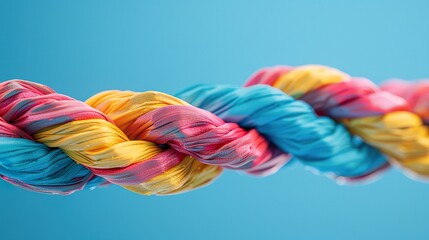 Strength in Diversity: A Multicolored Braided Rope