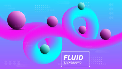 Creative Modern Fluid Background Design Template
