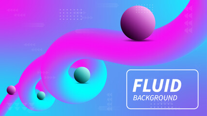 Creative Modern Fluid Background Design Template