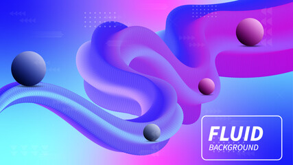 Creative Modern Fluid Background Design Template