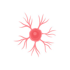 Microglia cell Illustration 