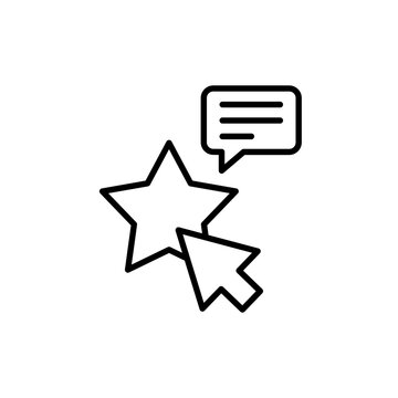 recommend clip art: Testimonial outline icons, minimalist vector illustration ,simple transparent graphic element .Isolated on white background