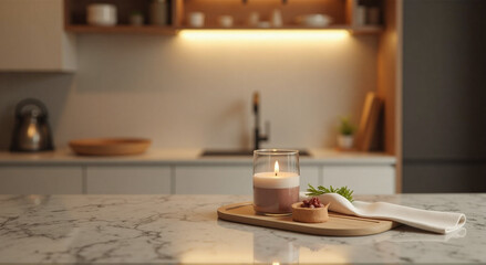 preparing food on the kitchen