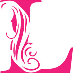 Alphabet art color signs letters design