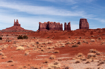 Fototapeta premium Arizona Plains Landscape with Monument Valley