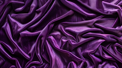 Obraz premium Purple velvet fabric texture used as a background, with empty space for text on a soft, smooth textile.