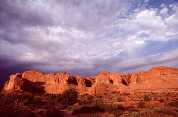 valley in the sunset usa