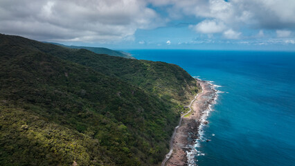 Breathtaking view from Jialeshuei in Taiwan showcasing lush greenery along the coastline