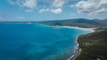 Discover Taiwans stunning Jialeshuei coastline with vibrant blue waters and lush views