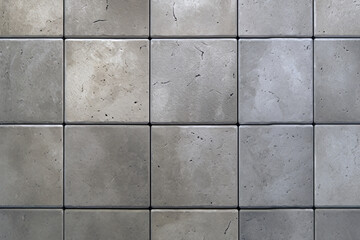 Processed collage of grey marble floor tiles surface texture. Background for banner, backdrop