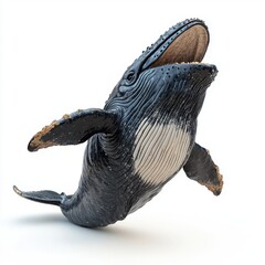 Obraz premium Whale singing in the sky enchanting nature scene fantasy view