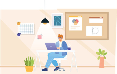 Designer Concept Illustration