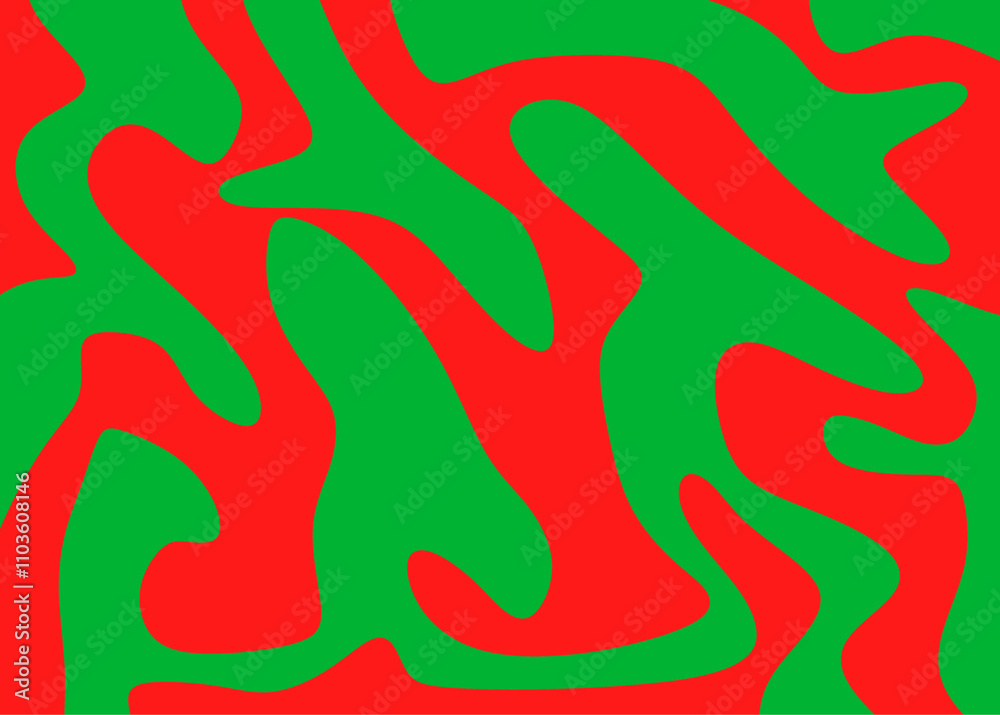 Poster abstract background with wavy lines pattern