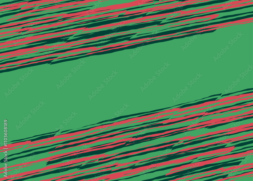 Poster abstract background with rough irregular stripe pattern and with some copy space area