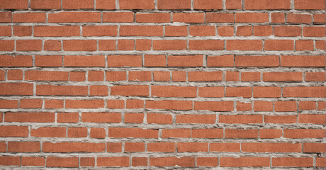 Classic Red Brick Wall Texture for Background Design