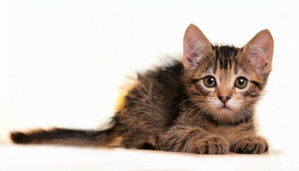 Obraz premium british kitten isolated on white