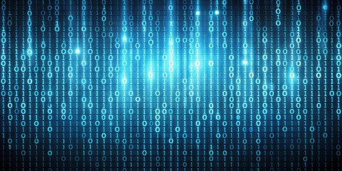 Binary code representing digital information, binary, code, programming, computer, technology, data, zeros, ones