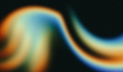 4K Beautiful color gradient background with noise. Abstract pastel holographic blurred grainy gradient banner background texture Colorful digital grain soft noise effect Nostalgia, vintage, retro