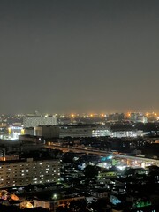 night view of the city