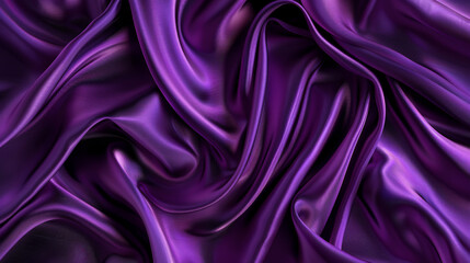 Obraz premium Purple Silk in Luxurious Folds for Elegant Design
