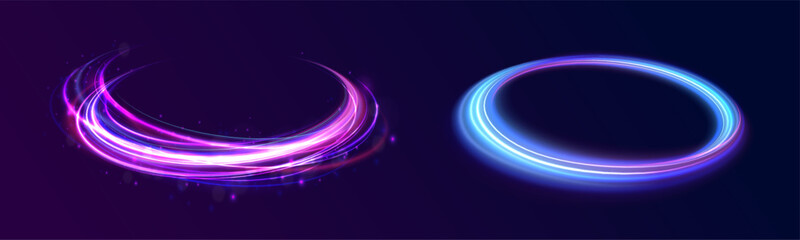 Curve light effect of silver line. Png luminous silver circle. Light silver pedistal, podium, platform, table. To center a bright flash, png, effect, wave,neon,line.