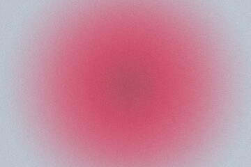 Magenta round gradient. Digital noise, grain texture. Abstract y2k background. Retro 80s, 90s style. Wall, wallpaper. Minimal, minimalist. Burgundy background. Red, pink, carmine, ruby, gray colors.