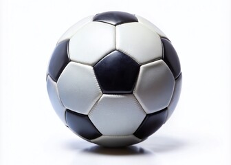 Fototapeta premium High-Quality Product Photography of a Soccer Ball Isolated on White Background for Sports Equipment Advertising and Marketing Purposes