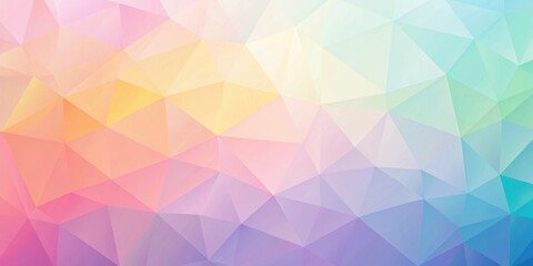 Obraz premium Abstract soft pastel gradient geometric shapes background, , rendered, abstract, soft, pastel, gradient, geometric, shapes