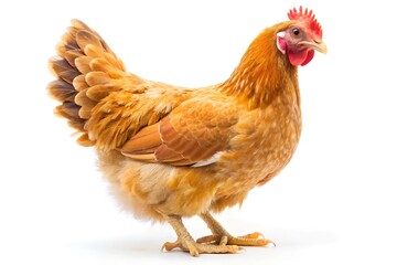 chicken isolated on white