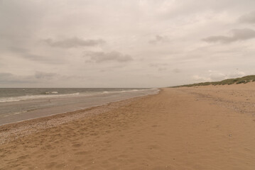 beach and the sea in the morning