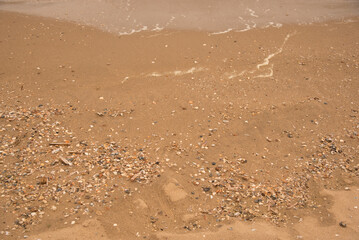 sand on the beach