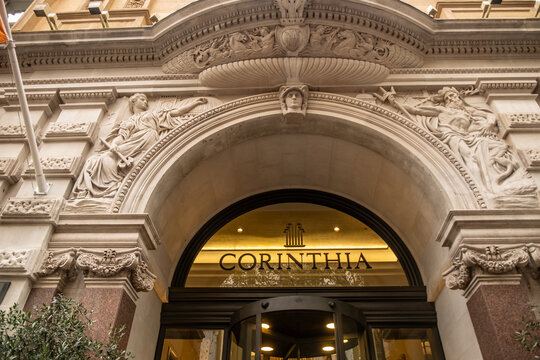 LONDON- Corinthia Hotel, Whitehall. Luxury 5 star spa hotel in Westminster