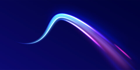 Speed connection vector background. Png, line, blur, beam, ray, abstract, energy, pack, effect. Vector glowing lines air flow effect. Speed connection background. Expressway, car headlight effect.