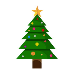 christmas tree vector
