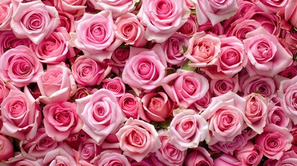 Pink Rose Border Background - a delicate and elegant visual. The pink roses create a charming frame, adding a romantic and sophisticated touch to the design.