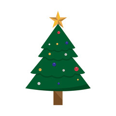 green christmas tree