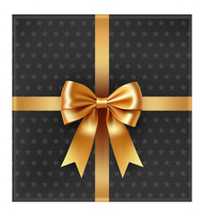 gift box with ribbons. Merry Christmas,