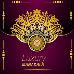 Creative Luxury Mandala Design Template