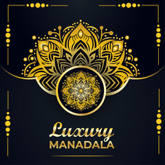 Creative Luxury Mandala Design Template