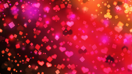 The Abstract poker blurred pattern.