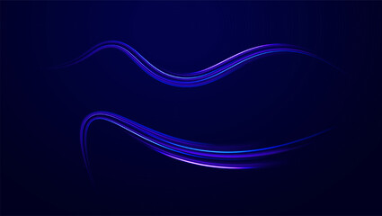 Neon color glowing lines background, Glowing wave swirl, impulse cable lines. High-speed light trails effect. Futuristic dynamic motion technology. Png, neon, line, blur, beam, ray, abstract, energy, 