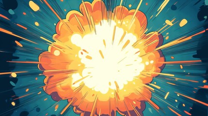 Cartoon Explosion for Comic Templates