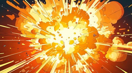 Cartoon Explosion for Comic Templates
