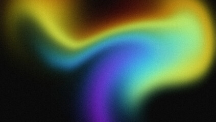 4K Beautiful color gradient background with noise. Abstract pastel holographic blurred grainy gradient banner background texture Colorful digital grain soft noise effect Nostalgia, vintage, retro