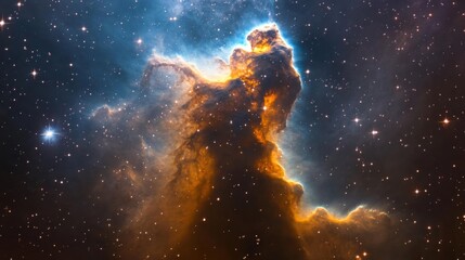 Obraz premium Stellar environments a journey through space