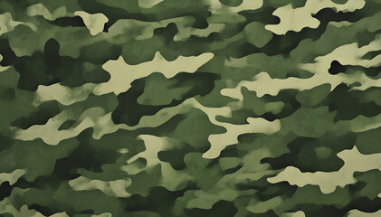 Fototapeta premium camouflage texture, army style, blurred background, protective print