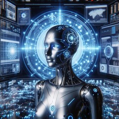 The Future of AI: A Technological Symphony in Color