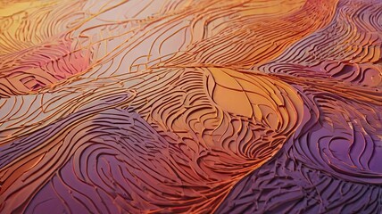 An abstract composition with vibrant colors, dynamic movement, and textures for contemporary art.