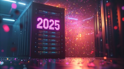 Cyberpunk 2025: New Year's Eve in the Server Room